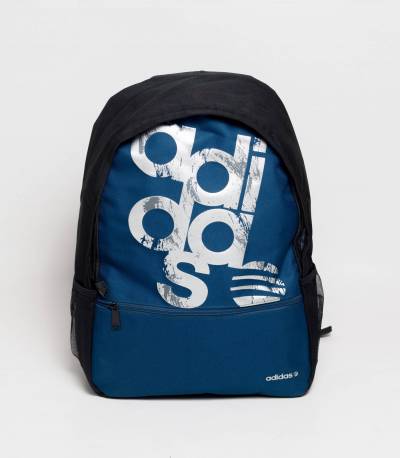 Adidas New Logo Black And Blue Backpack