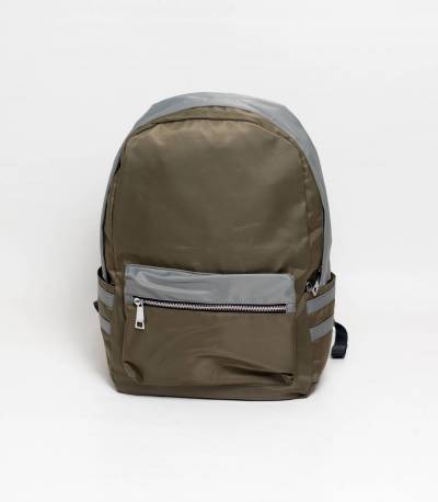Fortune Double Stripe Olive Backpack