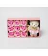 Buy Pink Floral Soap With Teddy Bear