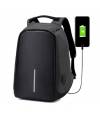 Anti Theft Black Backpack