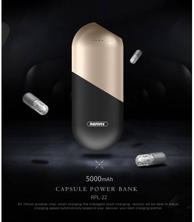 Remax Capsule Powerbank 5000mAh