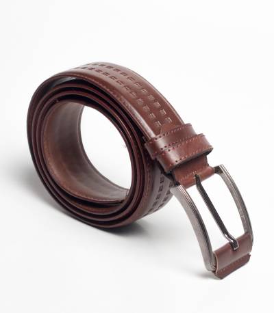 Jacob palmer classic leather Brown shadow belt