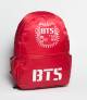 BTS Red Solid Red Backpack