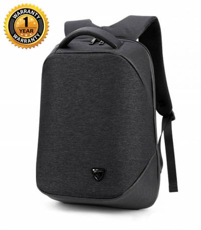 ARCTIC HUNTER Anti-Theft Black Backpack (Without Lock)