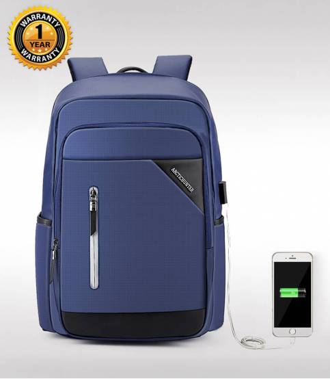 Buy ARCTIC HUNTER Blue Travel Bag USB Charging Men's Bag In Bangladesh