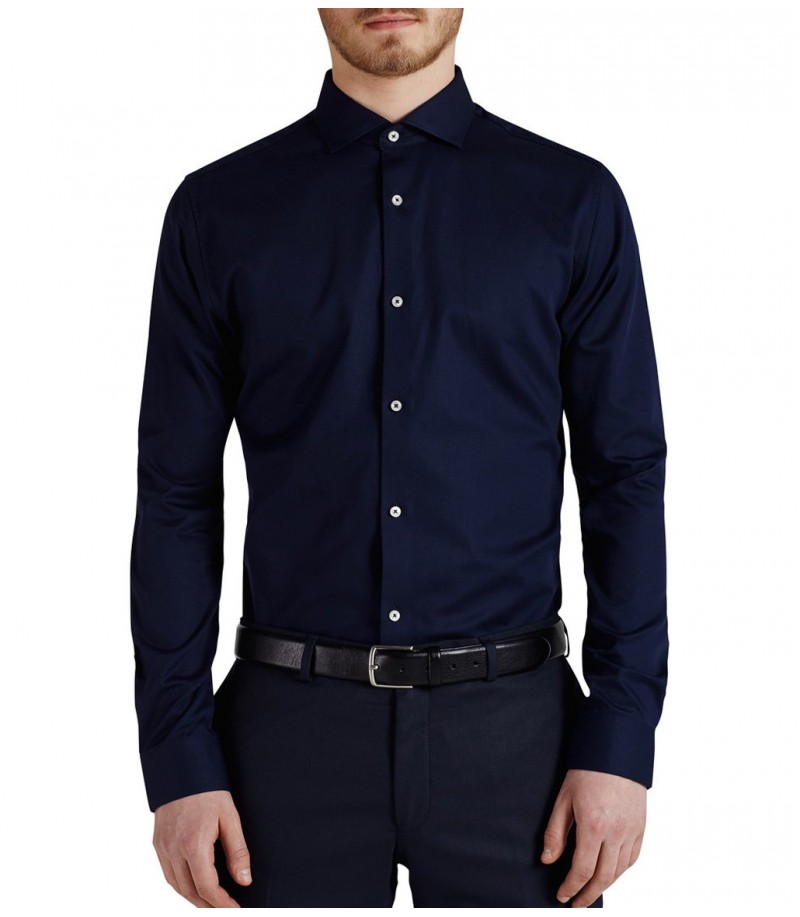 Buy Jack & Jones Spread Collar Navy Shirt for Men Online Bangladesh