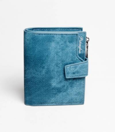Pidengbao Blue Leather Wallet