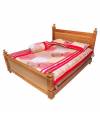 Home Tex Round Ball Red Bedsheet