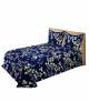 Home Tex Jasmine Flower Blue Bedsheet