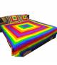 Home Tex Rainbow Penel Bedsheet