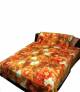 Home Tex Red and Orange Bedsheet