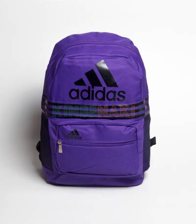 adidas violet black stripes backpack