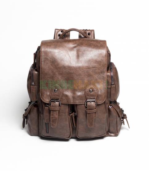 Langjie Brown Backpack