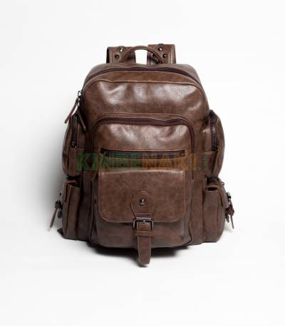 Langjie Brown Double Carrier Backpack