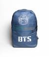 BTS Silver Blue Color Backpack