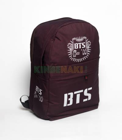 BTS Maroon Color Backpack
